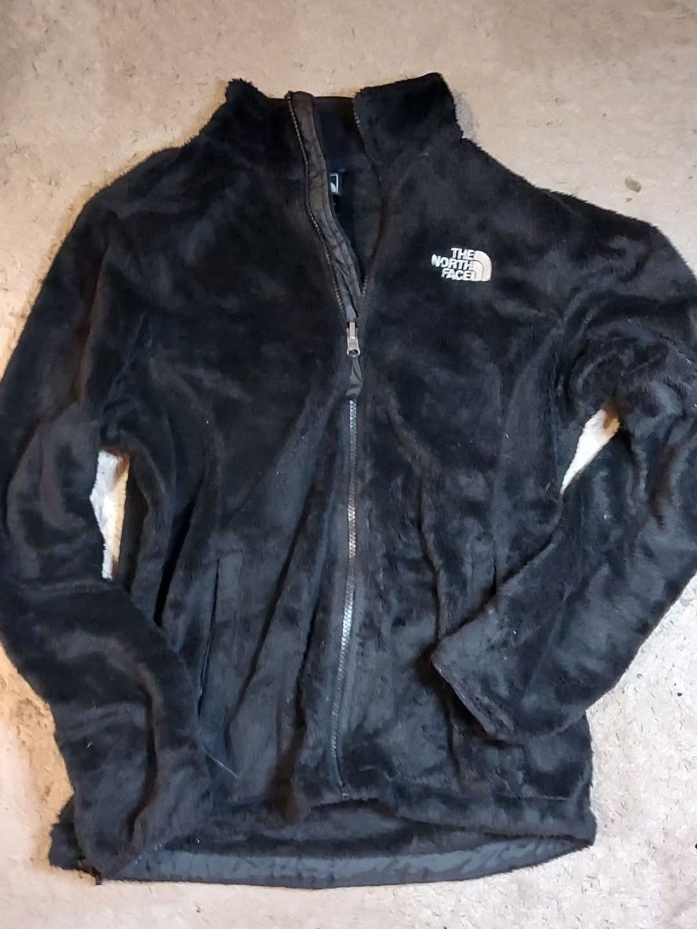 The North Face Black Plush Full-Zip Fleece Jacket